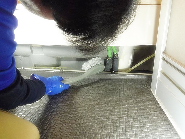 タブ下クリーニング